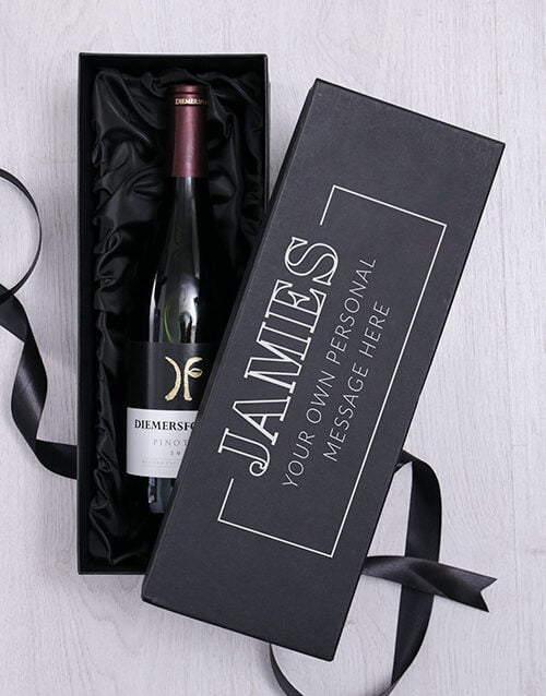 Personalised Diemersfontein Pinotage Wine Gift