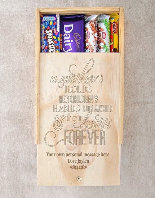 Personalised Hearts Forever Choc Crate