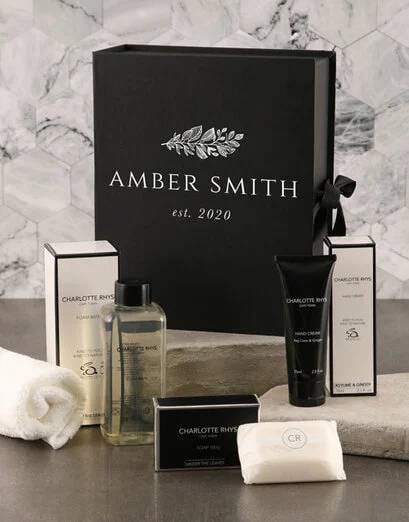 Personalised Botanic Charlotte Rhys Pamper Box Set