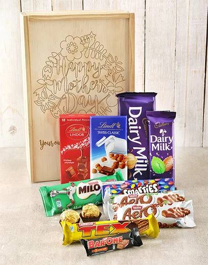 Personalised Happy Mothers Day Choc Crate