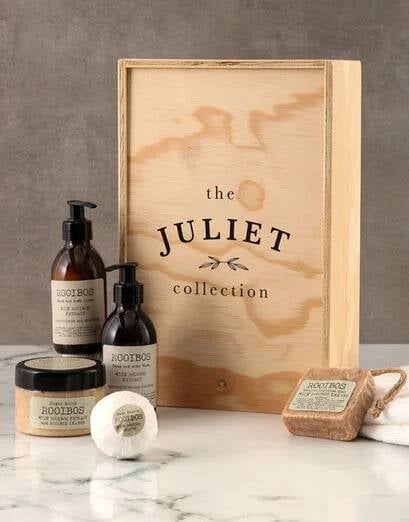 Personalised Minimalist Rooibos Bath Time Crate