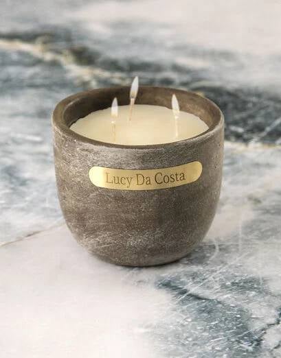 Personalised Rustic Vanilla Scented Candle Set (Standard)