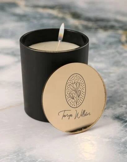 Personalised Glamorous Vanilla Scented Candle Set (Standard)
