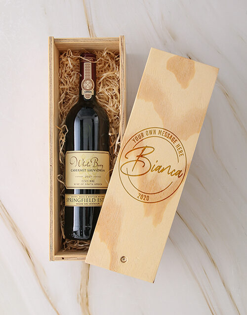 Personalised Stamp Springfield Sauv Blanc Crate (Sauv Blanc)