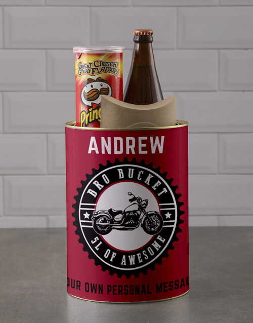 Personalised Wild Thing Bro Bucket (SNACKS)