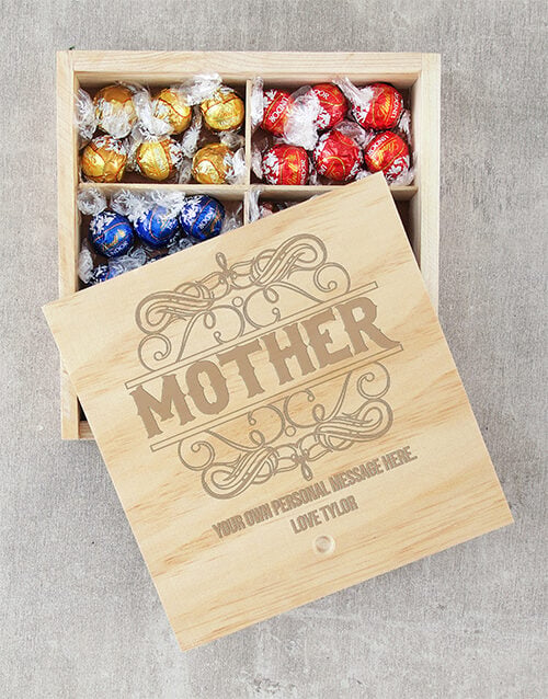 Personalised Mother Lindt Crate