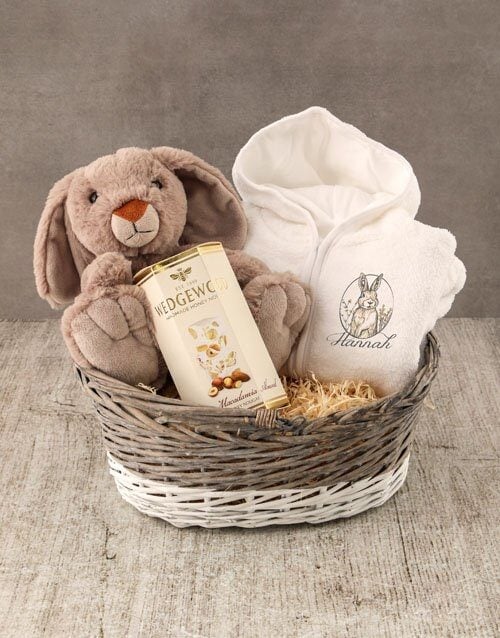Personalised Cuddly Bunny Baby Gown (Standard)