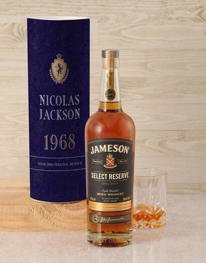 Personalised Jameson Whiskey Classic Tube