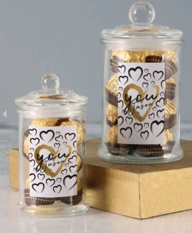 Personalised You Ferrero Candy Jar