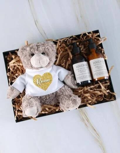 Personalised Couple Teddy with Lindt