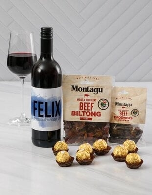 Personalised Gourmet Hamper For Him