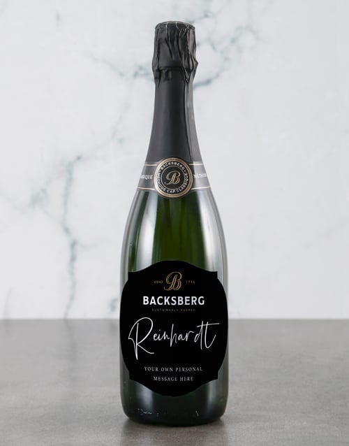 Personalised Regal Backsberg Wine (STANDARD)