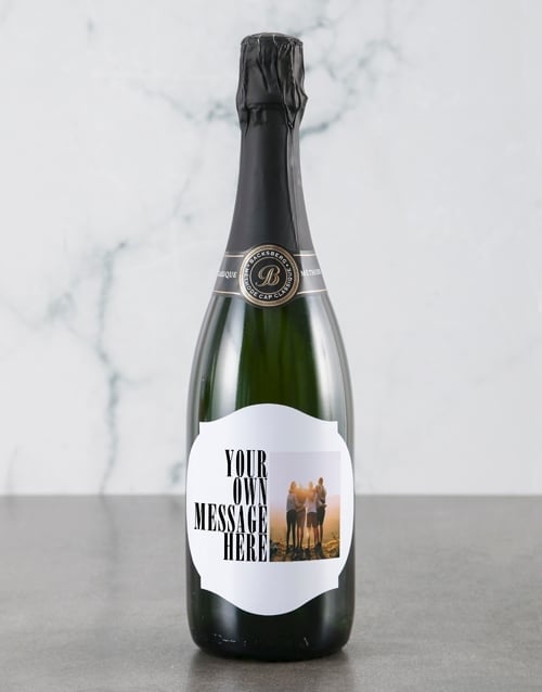 Personalised Modern Photo Backsberg Wine (STANDARD)