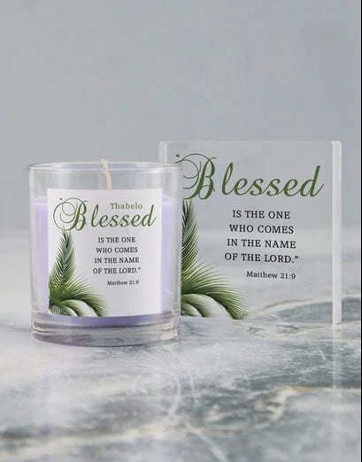 Personalised Blessed Lenten Candle