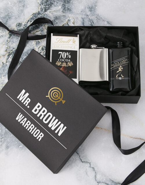 Personalised Warrior Man Crate (whisky)