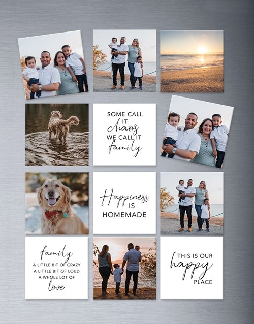 Personalised Family Theme Magnets Large
