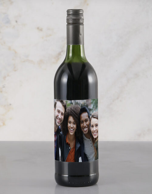 Personalised Photo Red Wine (standard)
