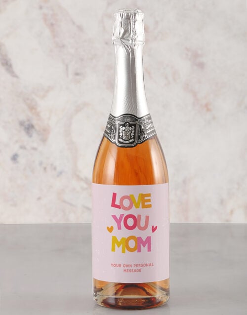 Personalised Love You Mom Rose (tube)