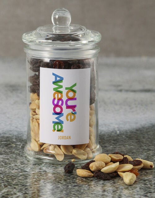 Personalised Youre Awesome Mixed Jar (600g combo)