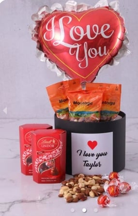 Personalised Love You Nut Combo