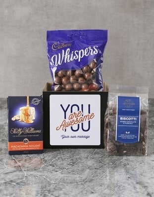 Personalised You Are Awesome Gourmet Box