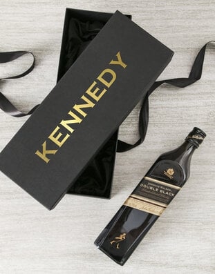 Personalised Name Johnnie Walker Gift Box (red)