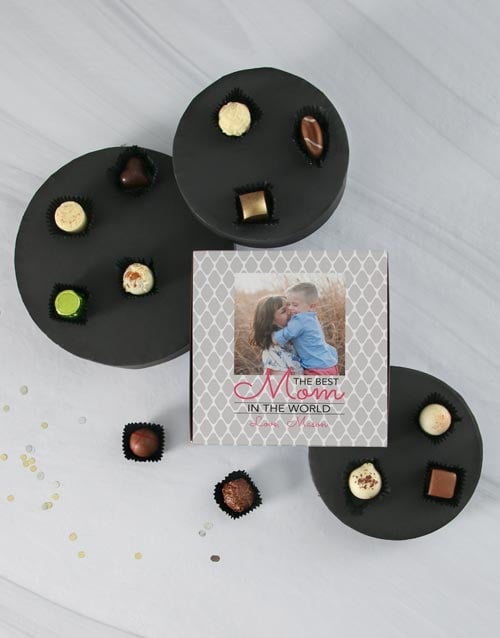Personalised Best Mom Chocolate Tray (Standard)