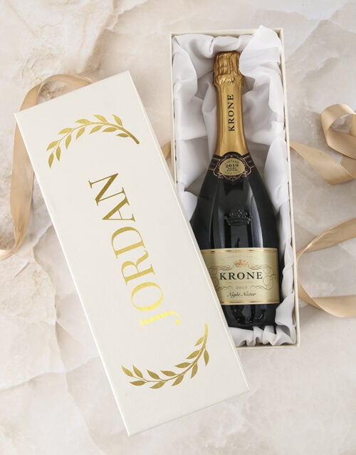 Personalised Name Bubbly Gift Box (SPARKLING)