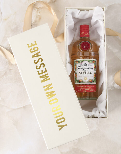Personalised Message Tanqueray Gift Box
