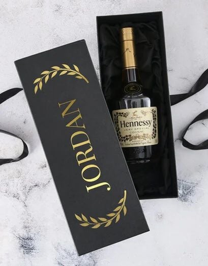 Personalised Name Hennessy VS Gift Box
