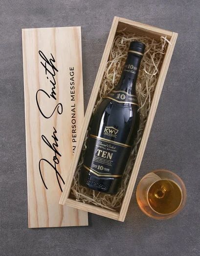 Personalised KVB Brandy Crate