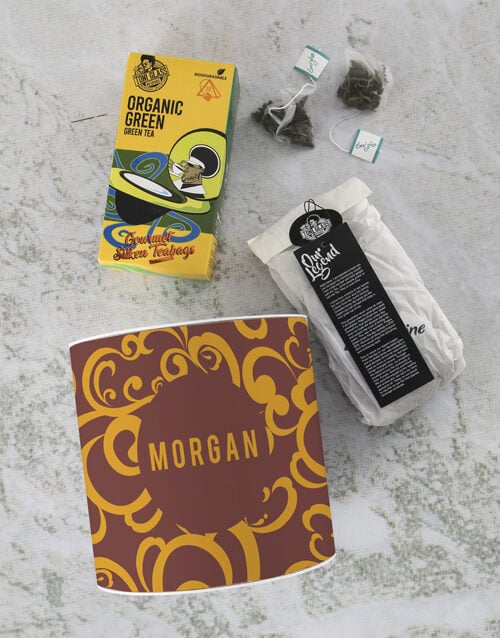 Personalised Gourmet Green Tea Tin (STANDARD)
