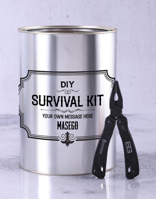 Personalised DIY Survival Tin (STANDARD)