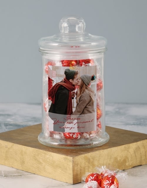 Personalised Sweet Love Candy Jar (LINDT STD)