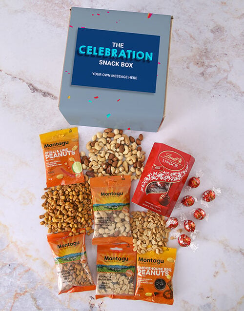 Personalised Celebration Fruit And Nut Box (STANDARD)