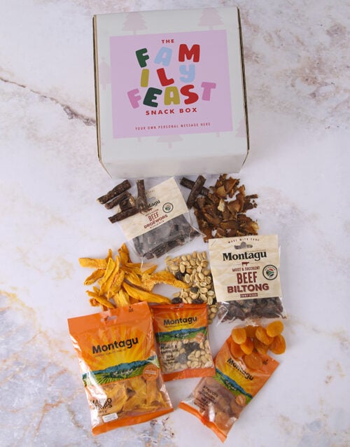 Personalised Family Feast Fruit And Nut Box (STANDARD)