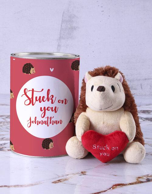Personalised Loving Hedgehog Teddy (STANDARD)