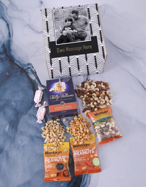 Personalised Worlds Greatest Dad Snack Box (STANDARD)