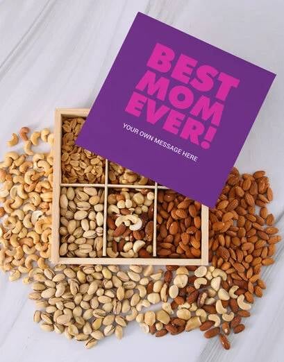 Personalised Best Mom Ever Nut Tray (STANDARD)