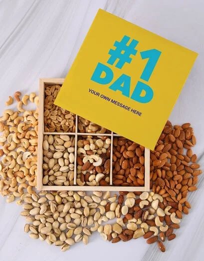 Personalised Number 1 Dad Nut Tray (STANDARD)