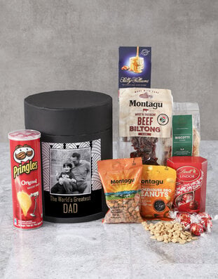 Personalised Worlds Greatest Dad Snack Hatbox