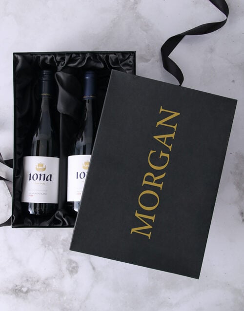 Personalised Iona Wine Gift Box (SAUV BLANC)