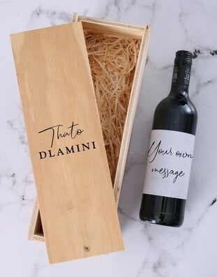 Personalised Signature Wine Crate