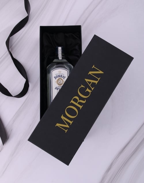 Personalised Sophisticated Spirits Gift Box (Bombay)
