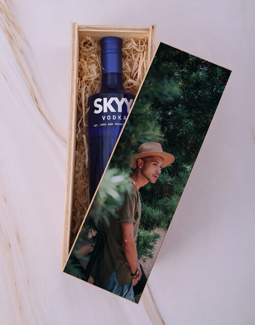 Personalised Lovely Sublimated Spirits Crate (Skyy)