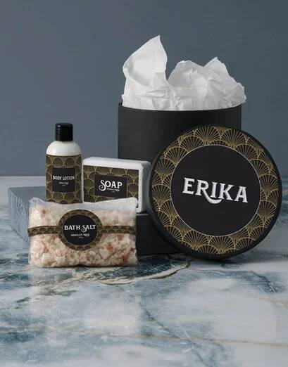 Personalised Name Elegant Pamper Box (Small)