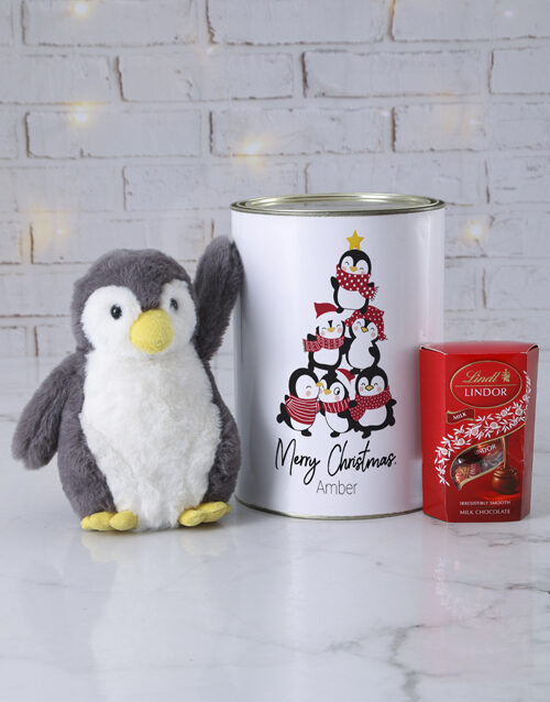 Personalised Penguin Tin (STANDARD)