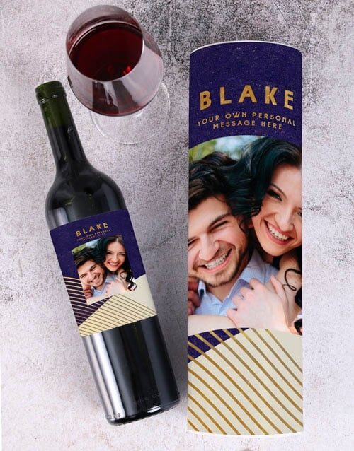 Personalised Photo Sophie La Rouge Wine (STANDARD)