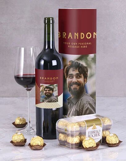Personalised Maroon Sophie La Rouge Wine (STANDARD)