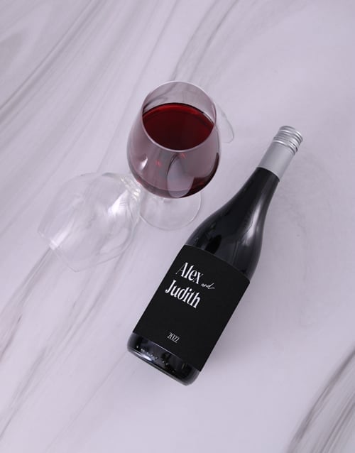 Personalised Lovers Sophie Wine Box (STANDARD)